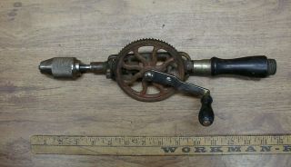 Antique Millers Falls No.  2 Eggbeater Drill,  14 ",  Incomplete,  Parts,  L@@k