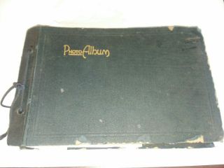 Antique Photo Album With 200 Plus Photos From Early 1900 To Late 1920 