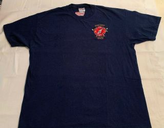 Chicago Fire Department Air Sea Rescu T - shirt XL Cook County Illinois IL FDNY 2