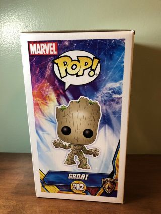Funko Pop Marvel Guardians Of The Galaxy GROOT 202 Target 10” Life Size GOTG 2 3