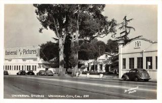 Rppc Universal Studios Universal City,  Ca Film Studio C1940s Brookwell Postcard