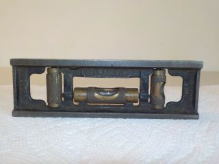 Vintage Stanley No.  36 Carpenter Machinist Cast Iron 6 " Inch Level