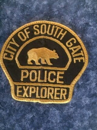 California Police - South Gate Police Explorer - Ca Police Patch L
