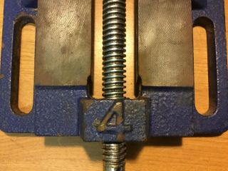Vintage Wilton’s Machinist No 4 Drill Press Low Profile Vise 4” Wide Jaws 3