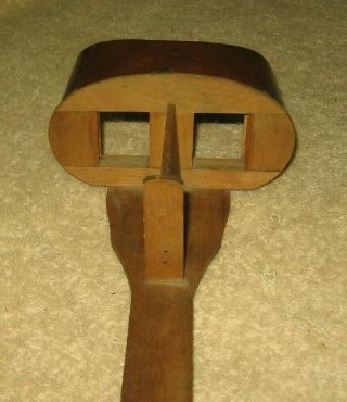 Antique Wooden Wood Vintage Stereoscope Stereoview Viewer Stock Part d 3