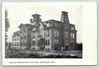 Battle Creek 7th Day Adventist American Medical Missionary College Mansard 1910
