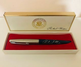 President Richard M.  Nixon Parker " 45 " Presidential Bill Signer Pen