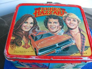 Dukes Of Hazzard Lunch Box With Thermos By Aladdin