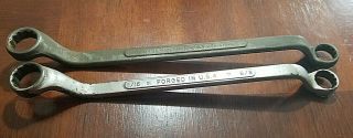 Two Vintage Box End Wrenches Barcalo Buffalo & Craftsman 11/16 " & 5/8 " Very Rare