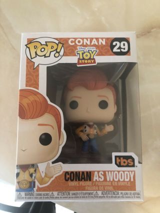 Conan Sdcc 2019 Exclusive Funko Woody Toy Story San Diego Comic Con Box