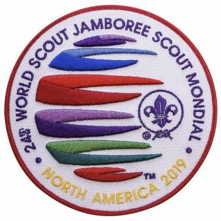 2019 World Boy Scout Jamboree Jacket Back Patch Bsa Usa Contingent Emblem Wsj 3d