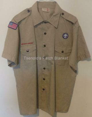 Boy Scout Now Scouts Bsa Uniform Shirt Size Adult X - Large Ss 099
