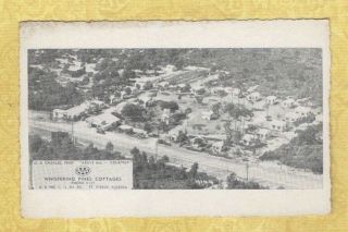 Fl Fort Pierce 1925 - 55 Antique Postcard Whispering Pines Cottages D.  A.  Charles