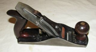 Stanley No 4 Smoothing Plane Old Woodworking Tool Plane