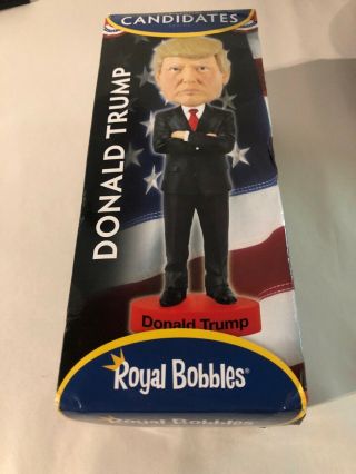 Royal Bobbles Presidential Candidates Series Donald Trump Bobblehead