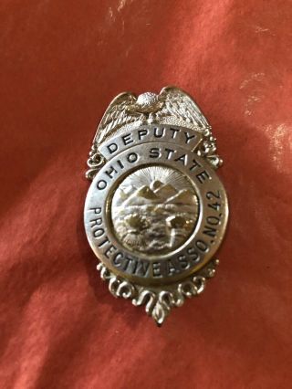 Antique Deputy Police Ohio State Badge 4