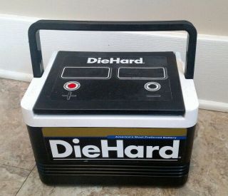 Igloo Diehard Six Pack Cooler Lunch Box Battery Black Handle Beach Car Bs
