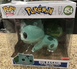 Pokemon Bulbasaur Funko Pop 10” 454 Only At Target Vinyls Figure In Hand Now