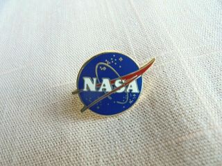 Vintage Nasa Space Administration Enamel Lapel Pin