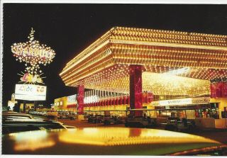 Postcard - Nv - Nevada Las Vegas Casino Strip Stardust Hotel Night Unposted