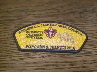 Stonewall Jackson Area Council,  2016 Popcorn Csp