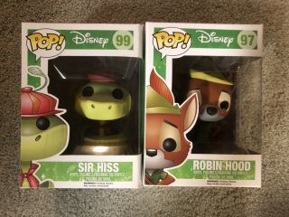 Funko Disney Robin Hood Set Of 2 Pop