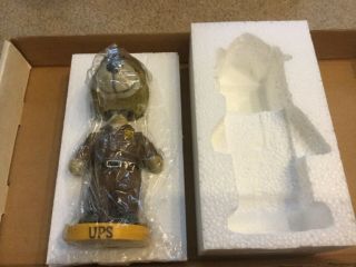 Ups United Parcel Service Delivery Brown Bear Bobble Head