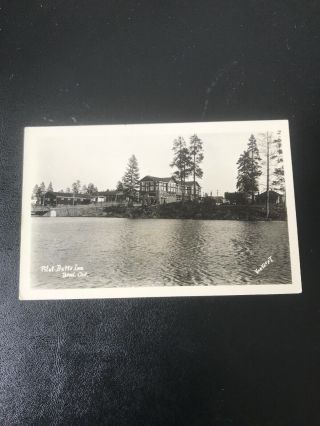 Vintage Rppc Pilot Butte Inn Bend Oregon Rare Photo Postcard