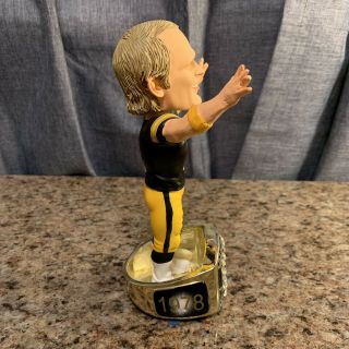 Terry Bradshaw Pittsburgh Steelers Bowl XIII Champ Ring NFL Bobblehead EX 6