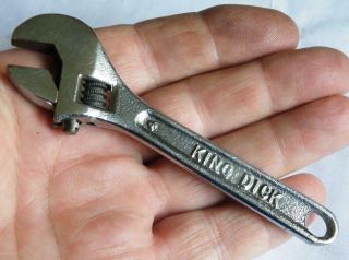 Vintage King Dick 4 " Adjustable Spanner Wrench