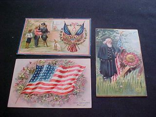 Decoration Day & The Star Spangled Banner Vintage Postcards