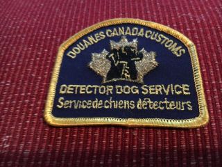Canadian Customs Detector Dog Canada Police Patch K - 9