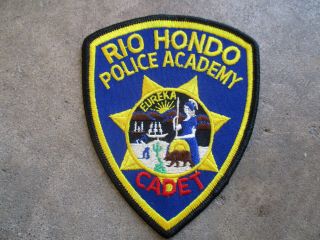 Vintage 1990 Rio Hondo Academy Cadet California Ca Police Patch