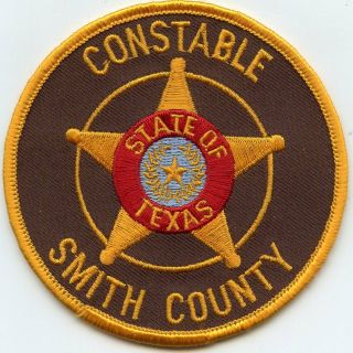 Smith County Texas Tx Constable Sheriff Police Patch