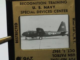 1947 U.  S.  NAVY Recognition Training Neg Slide 296 P2V NEPTUNE USN PATROL 5