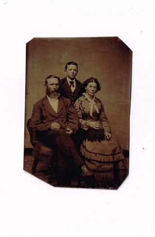 Civil War Era Family Portrait,  Id 