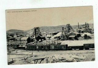 Nv Goldfield Nevada Antique 1908 Post Card View Of Mohawk Mine