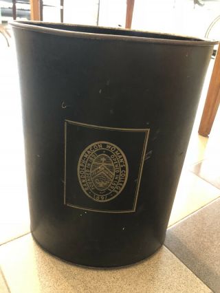 Rare Vintage Randolph Macon Women’s College Waste Paper Basket