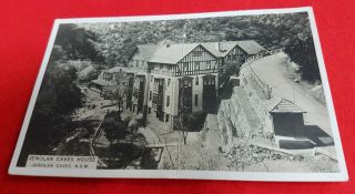 Old Photo Postcard Of Jenolan Caves House In Nsw Australia