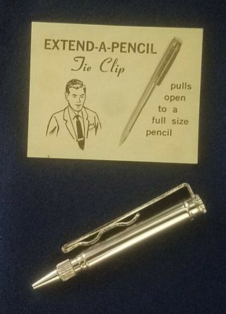 Vintage Extend - A Pencil Tie Clip Mechanical Pencil