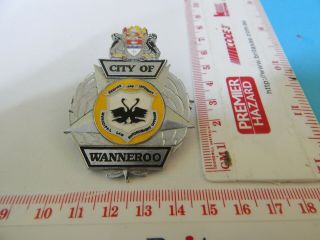 City Of Wanneroo Ranger Badge & V/rare
