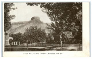 Castle Rock Golden Co Undivided Back 1900s Postcard 7u