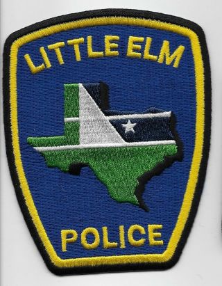 Little Elm Police State Texas Tx Colorful