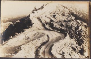 Skyline Drive Canyon City Colorado Stamped 1941 Rppc Photo D18