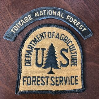 Toiyabe Vintage Us Forest Service United States Department Agriculture Patch