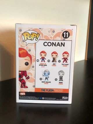 Funko Pop Conan O ' Brien The Flash 11 SDCC Exclusive 2