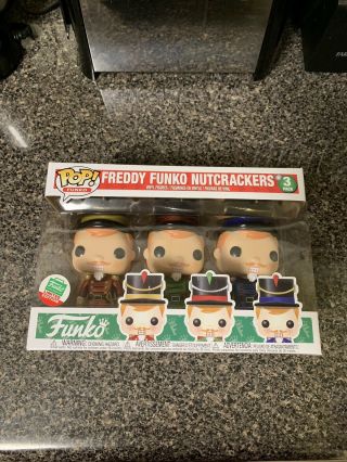 Funko Pop Freddy Funko Nutcrackers 3 - Pack - Limited Edition