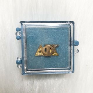 Phi Delta Kappa Fraternity Pin Brooch 10k Solid Gold Vintage