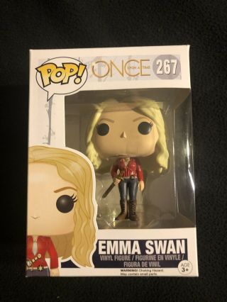 Once Upon A Time Funko Pop Tv Emma Swan Vinyl Figure 267 Vaulted Rare