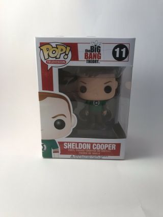 The Big Bang Theory Sheldon Cooper Funko Pop 11 Green Lantern Box Not